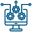 Procurement Platform icon of a website