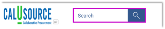 Screenshot of Search Bar