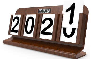 Calendar changing from 2020 to 2021