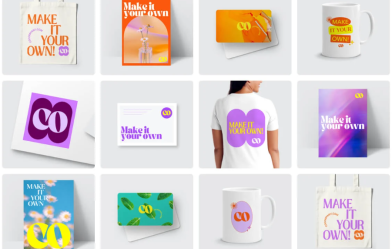 Examples of designs that were created in Canva