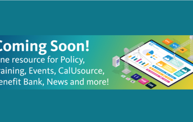 Coming soon - one site for policy, training, events, news, resources and more...