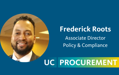 Frederick Roots, Associate Director, Procurement Policy & Compliance