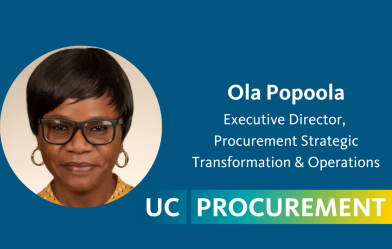 Ola Popoola head shot and title card