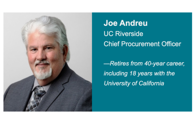 Joe Andreu, UC Riverside CPO, retires from UC