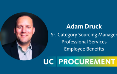 Adam Druck, Sr. Category Sourcing Manager - Professional Services, Employee Benefits