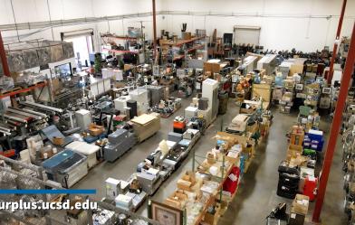 Photo of surplus warehouse