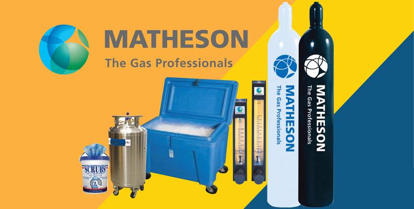 MATHESON Products grouped together