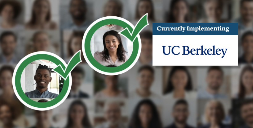 Hiring candidates selected from a field of options