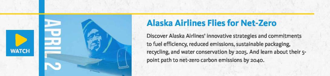 Alaska Airlines Flies for Net-Zero
