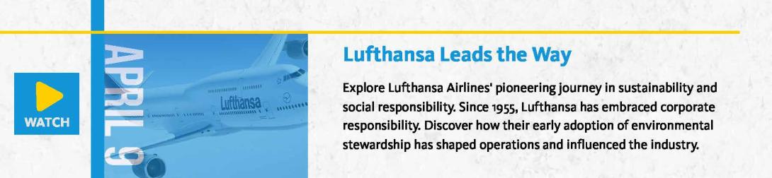 Lufthansa Leads the Way