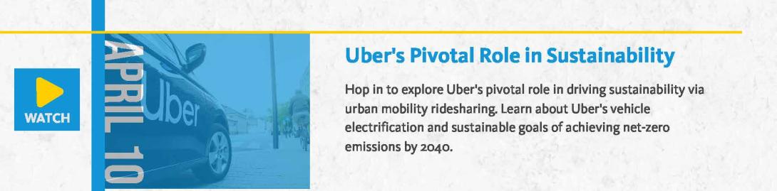 Uber's Pivotal Role in Sustainability