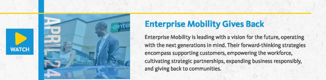 Enterprise Mobility Gives Back