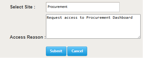Screenshot of the form dialog boxes