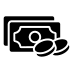 decorative icon of money
