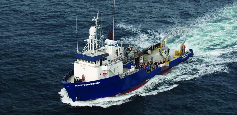 Research vessel Robert Gordon Sproul at sea