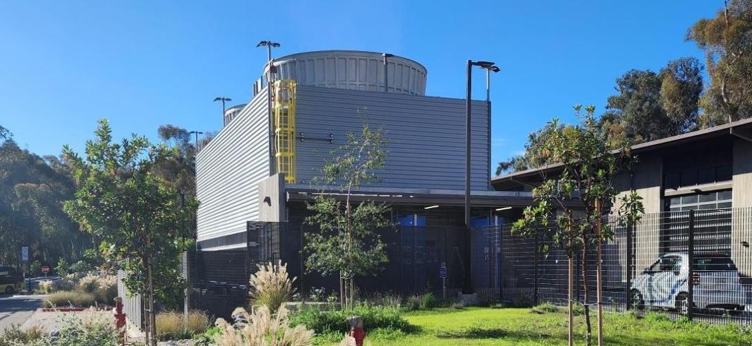 a steam turbine building