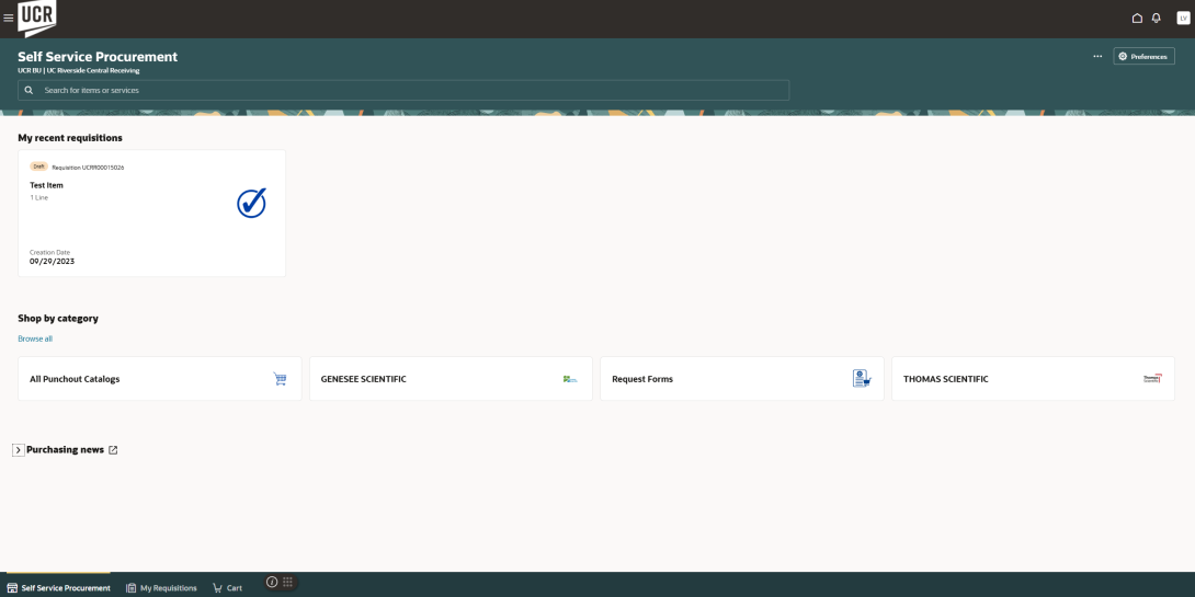 Updated Interface for UC Riverside's Oracle