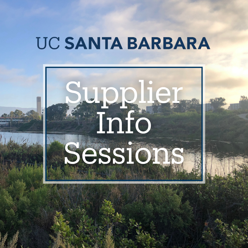UCSB Supplier Info Sessions