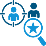 icon of a person in crosshairs